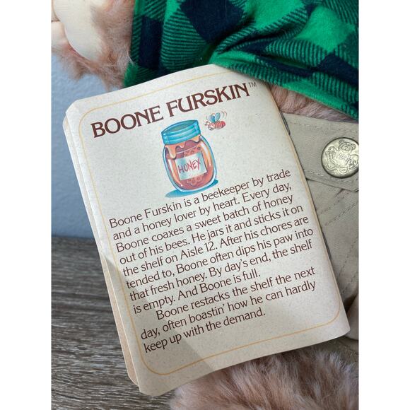 Vintage 1985 Furskins Plush Bear by Xavier Roberts Original Appalachian Artworks - Picture 8 of 15